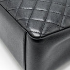 CHANEL GRAND SHOPPING TOTE BAG CAVIAR BLACK SHW