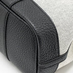 Hermes Neo Garden Party 23 Canvas/Negonda Ecru-Noir/Noir SHW
