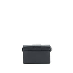 DIOR 30 MINI MONTAIGN BOX GRAINED CALFSKIN BLACK WITH BLACK HARDWARE