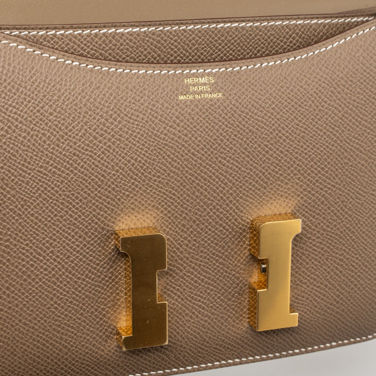 Hermes Mini Constance Epsom Etoupe GHW (New Version)