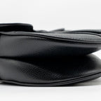 DIOR MINI SADDLE BAG CALFSKIN BLACK GHW