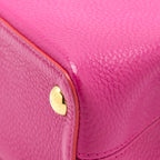 LOUIS VUITTON CAPUCINES BB CALFSKIN PINK/BRIGHT ORANGE GHW