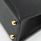 Hermes Mini Kelly II Epsom Black GHW