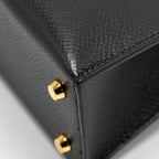 Hermes Mini Kelly II Epsom Black GHW