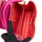 LOUIS VUITTON CAPUCINES BB CALFSKIN PINK/BRIGHT ORANGE GHW