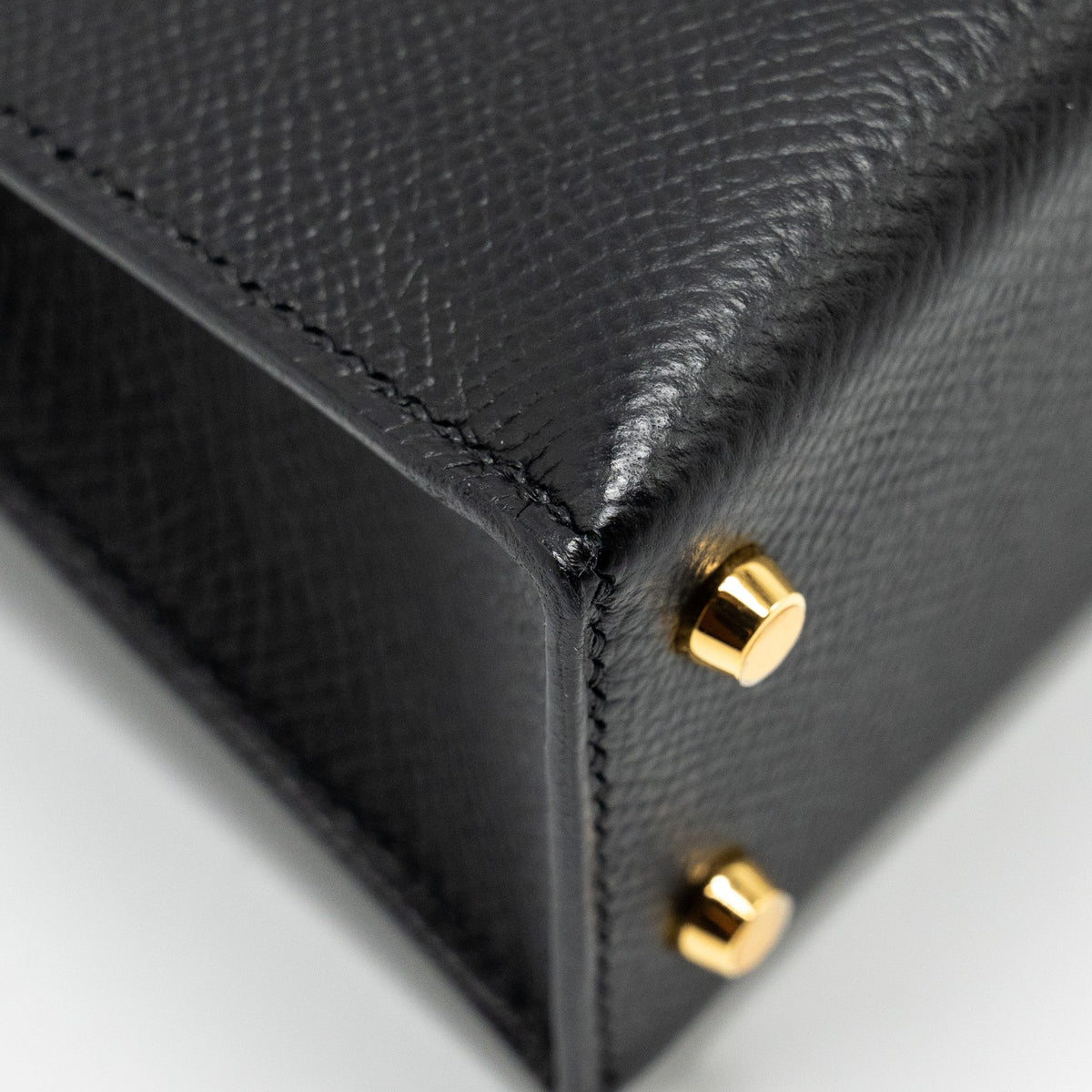 Hermes Mini Kelly II Epsom Black GHW