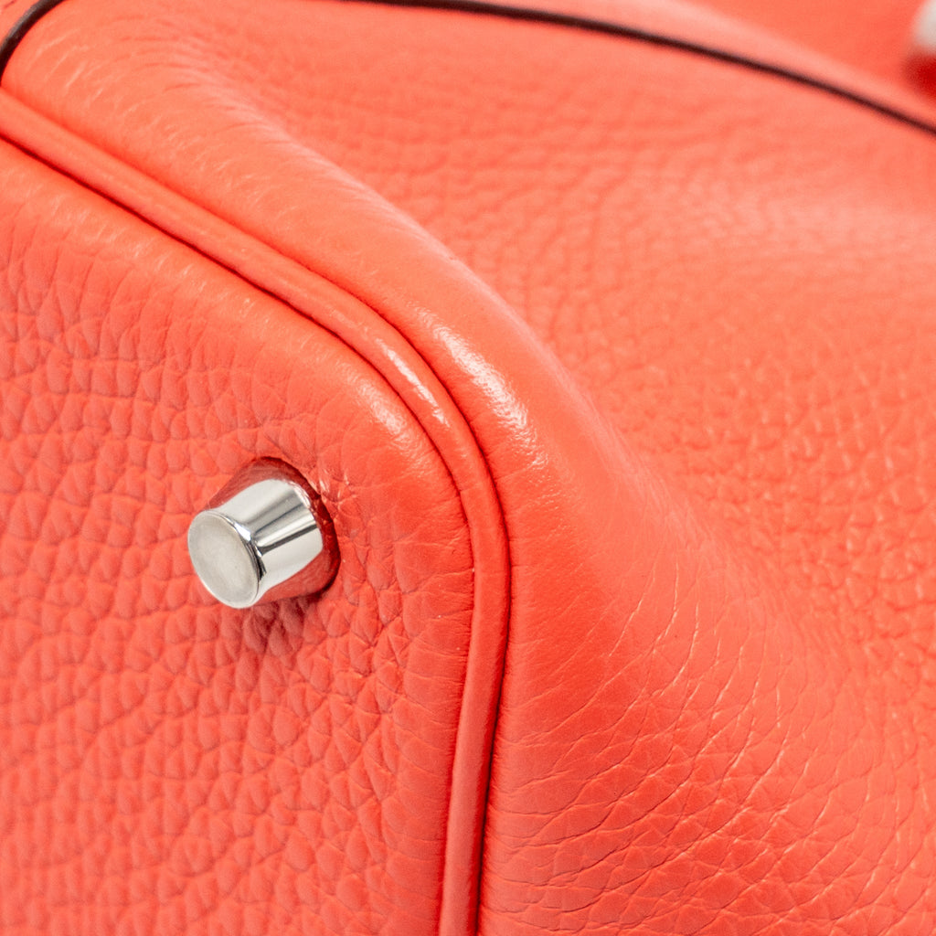 Hermes Picotin 18 Lock bag Clemence rose Jaipur SHW
