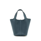 Hermes Picotin 18 Lock Bag Clemence 6o Vert Cypress GHW