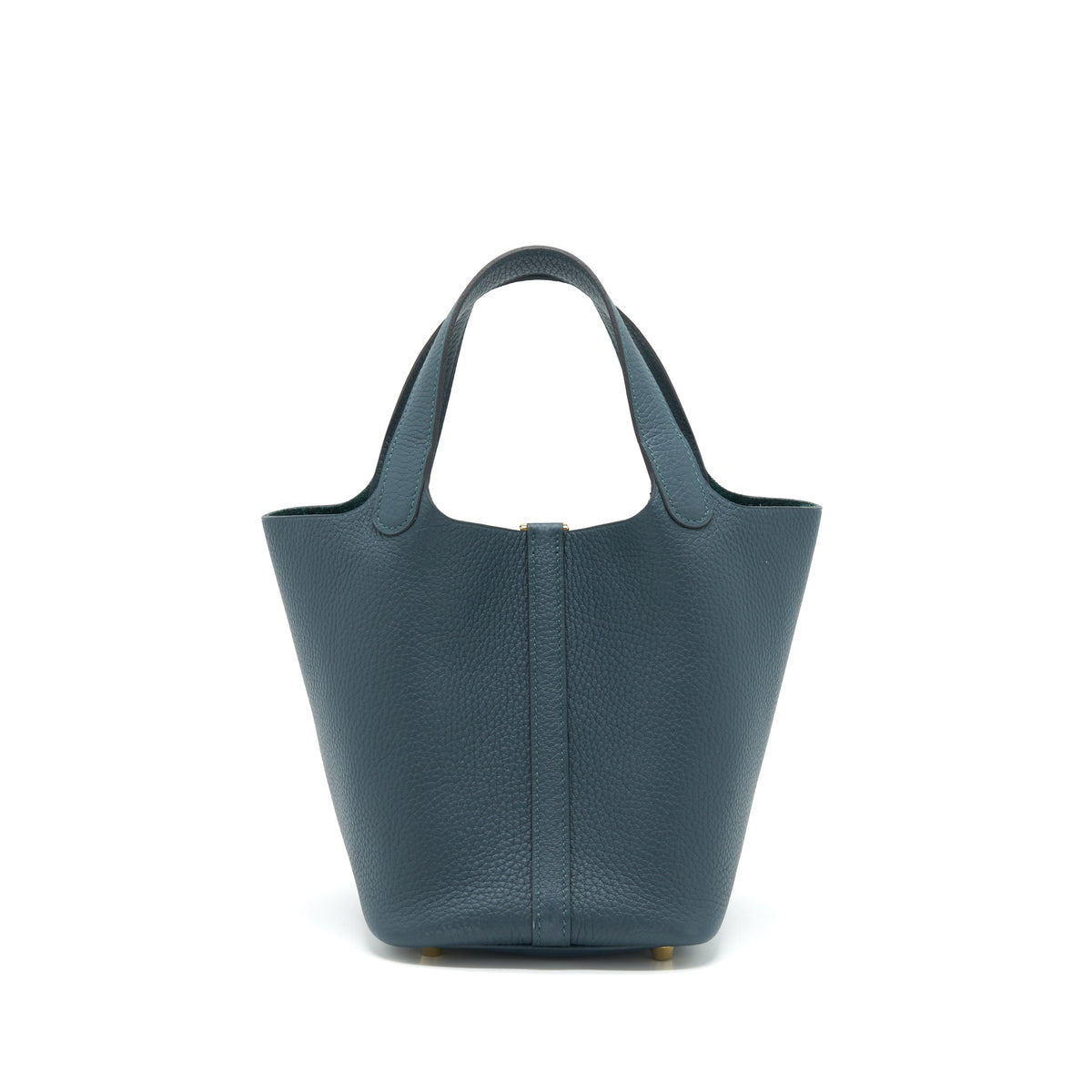 Hermes Picotin 18 Lock Bag Clemence 6o Vert Cypress GHW
