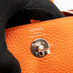 Hermes Mini Lindy Clemence 9J Feu SHW