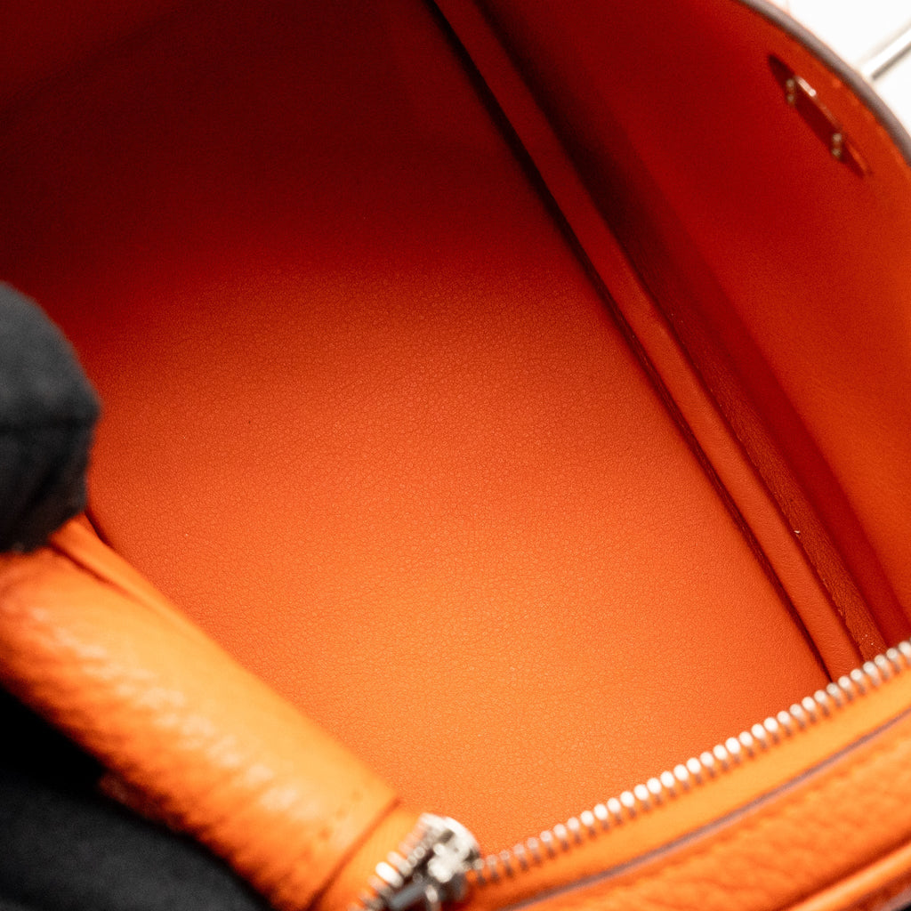 Hermes Mini Lindy Clemence 9J Feu SHW