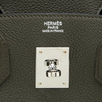 Hermes Birkin 30 Togo C6 Vert De Gris SHW With Extra Bag Charm