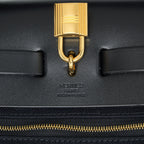 HERMES HERBAG 31 RETOUR BAG BLACK GHW