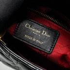 DIOR SMALL MY ABC LADY DIOR LAMBSKIN BLACK GHW