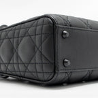 DIOR MINI LADY DIOR CALFSKIN SO BLACK