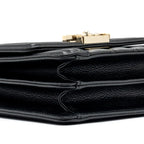 CHANEL NORTH SOUTH BOY BAG CAVIAR BLACK LGHW