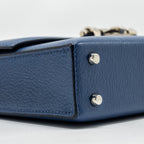 Hermes Mini Verrou Chèvre Mysore Blue Brighton SHW