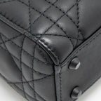 DIOR MINI LADY DIOR CALFSKIN SO BLACK
