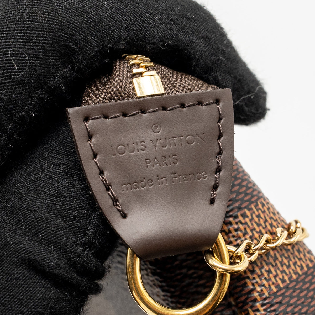 Louis Vuitton Mini Pochette Accessoires Damier Ebène Canvas/Leather GHW