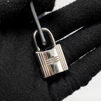 Hermes Picotin 18 Felt Lock Bag Blue Nuit / Caban SHW with Birdy Charm (Sell In A Set)