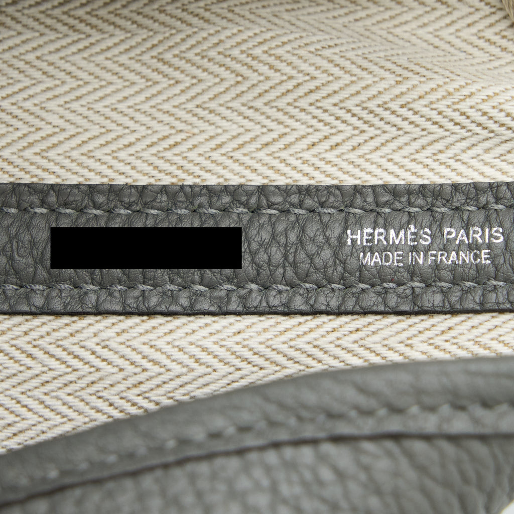 Hermes Garden Party 30 Negonda Gris Meyer SHW