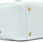 Hermes Mini Lindy Clemence Blue Pale GHW