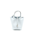 HERMES PICOTIN 18 CLEMENCE BLUE PALE SHW