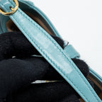 GUCCI JACKIE 1961 MINI SHOULDER BAG LEATHER BLUE GHW