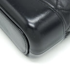 CHANEL SMALL GABRIELLE HOBO BAG CALFSKIN BLACK WITH GOLD AND SILVER HARDWARE