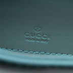 GUCCI JACKIE 1961 MINI SHOULDER BAG LEATHER BLUE GHW