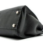 FENDI MEDIUM PEEKABOO BAG SELLERIA LEATHER BLACK SHW