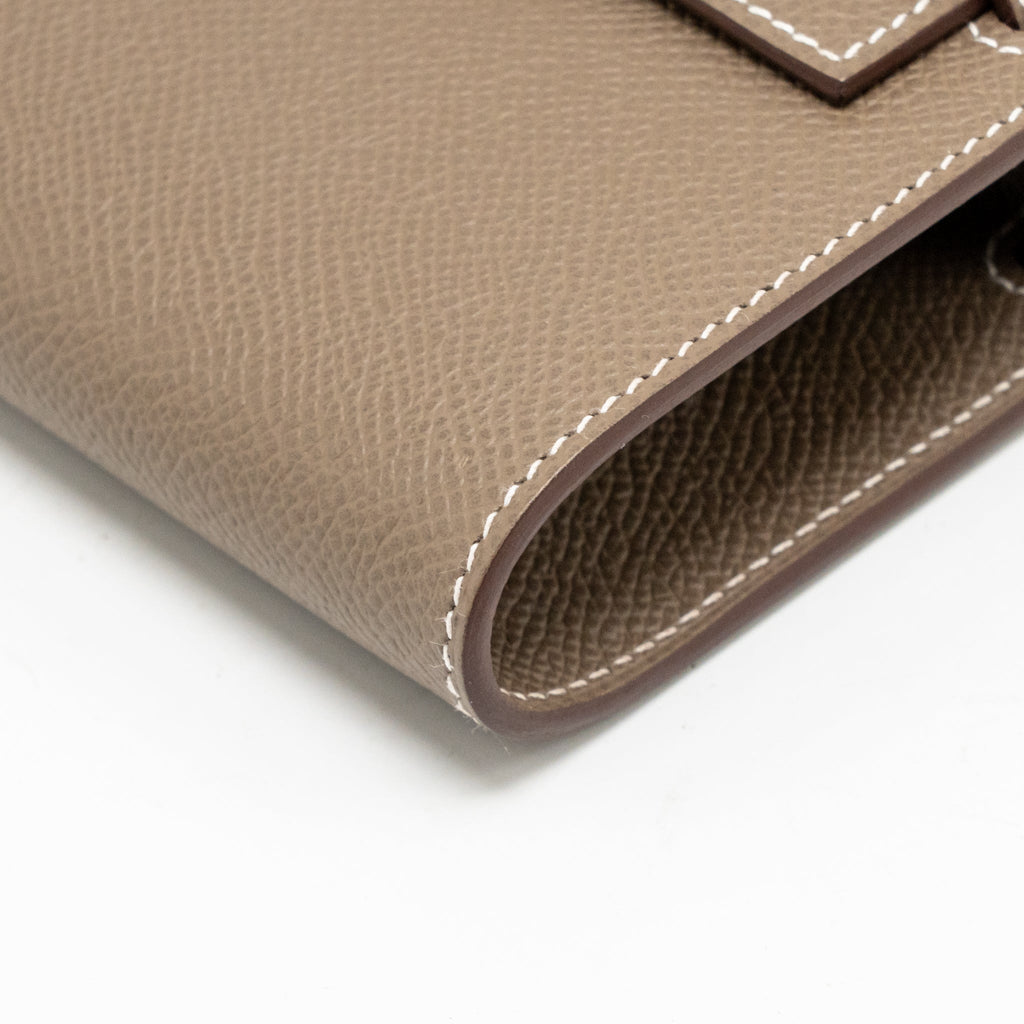 Hermes kelly to go epsom etoupe SHW