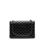 CHANEL MAXI CLASSIC DOUBLE FLAP BAG LAMBSKIN BLACK SHW