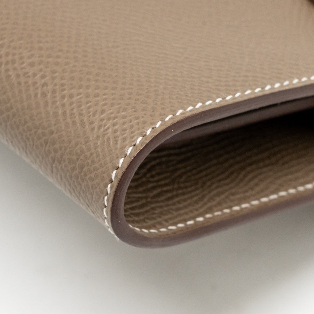 Hermes kelly to go epsom etoupe SHW