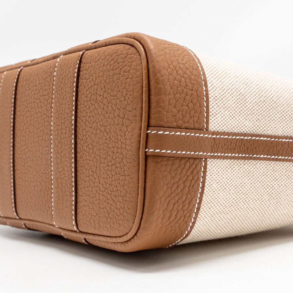 Hermes Neo Garden Party 23 canva / negonda ecru-beige / gold SHW