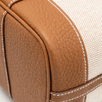 Hermes Neo Garden Party 23 canva / negonda ecru-beige / gold SHW