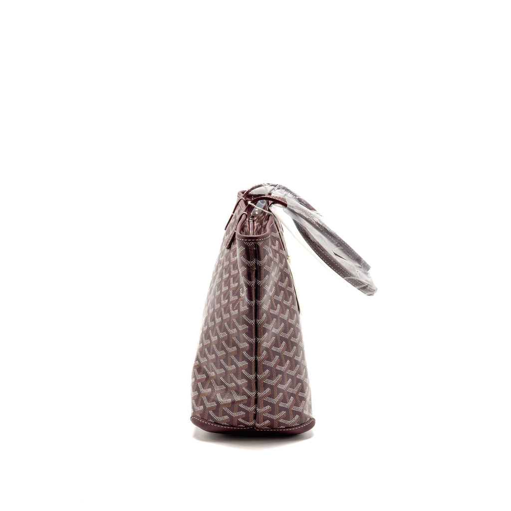Goyard Artois PM Bag Goyardine Canvas/Chevroches Calfskin Burgundy SHW