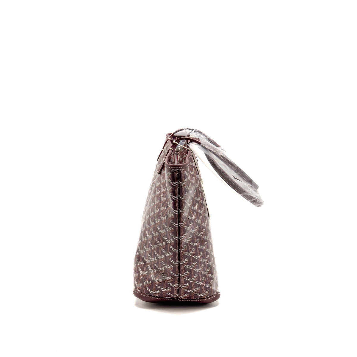 Goyard Artois PM Bag Goyardine Canvas/Chevroches Calfskin Burgundy SHW