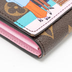 LOUIS VUITTON SARAH WALLET 2016 CHRISTMAS LIMITED EDITION MONOGRAM CANVAS ROSE BALLERINE GHW