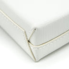 BALENCIAGA MINI SHOPPING PHONE POUCH WHITE SHW