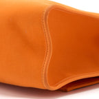 HERMES HERBAG 31 ZIP BAG CANVAS ORANGE SHW