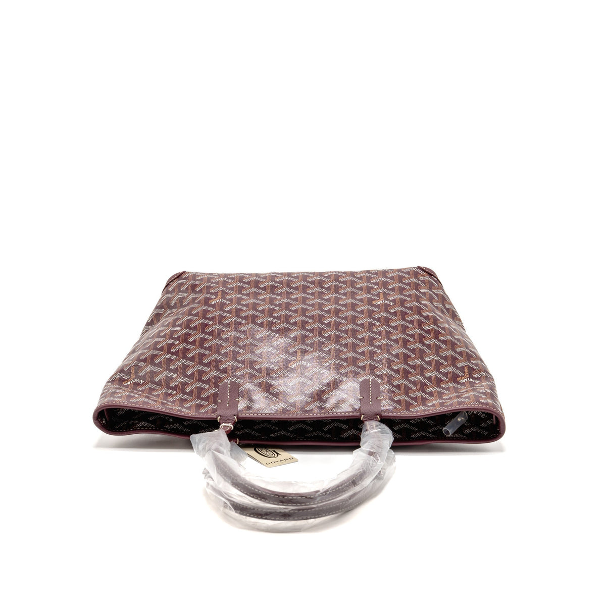 Goyard Artois PM Bag Goyardine Canvas/Chevroches Calfskin Burgundy SHW