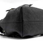 LOUIS VUITTON MONTSOURIS PM BACKPACK MONOGRAM EMPREINTE BLACK GHW
