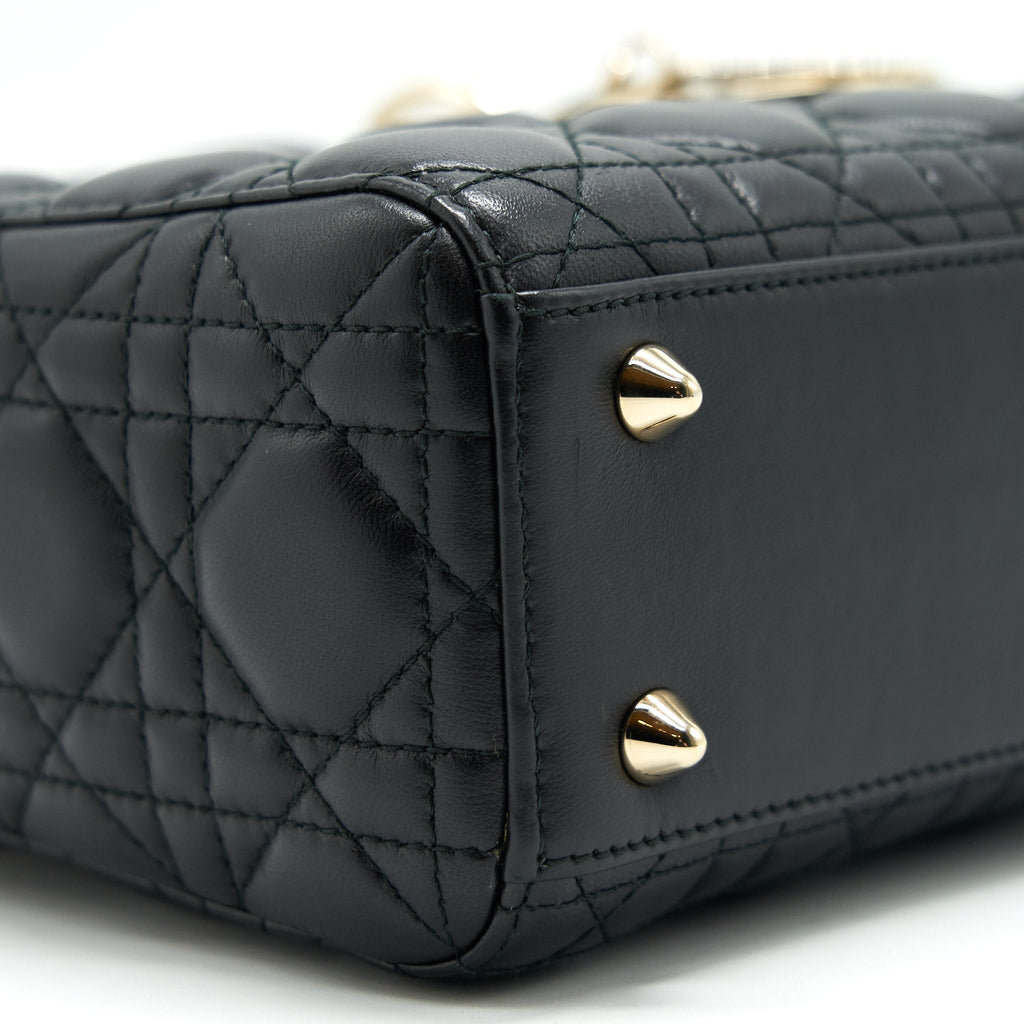 DIOR SMALL LADY DIOR BAG BLACK GHW