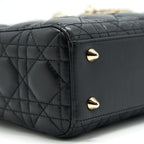 DIOR SMALL LADY DIOR BAG BLACK GHW