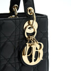 DIOR SMALL LADY DIOR BAG BLACK GHW