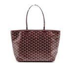 Goyard Artois PM Bag Goyardine Canvas/Chevroches Calfskin Burgundy SHW
