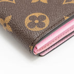 LOUIS VUITTON SARAH WALLET 2016 CHRISTMAS LIMITED EDITION MONOGRAM CANVAS ROSE BALLERINE GHW