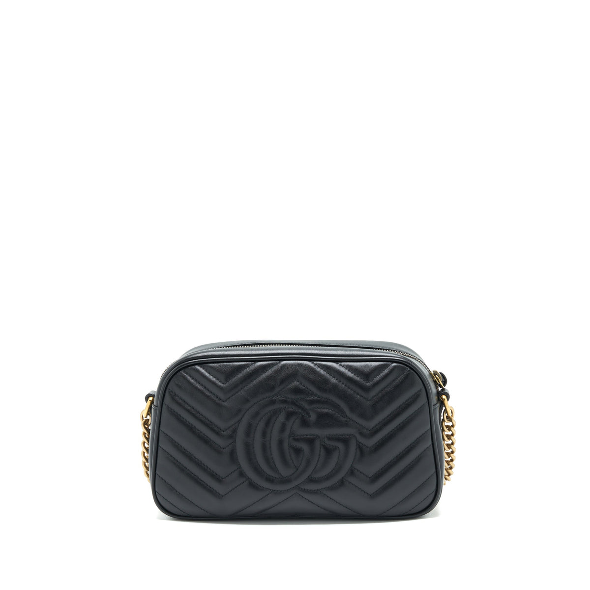 GUCCI GG MARMONT SMALL CAMERA BAG BLACK
