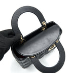 DIOR SMALL LADY DIOR BAG BLACK GHW